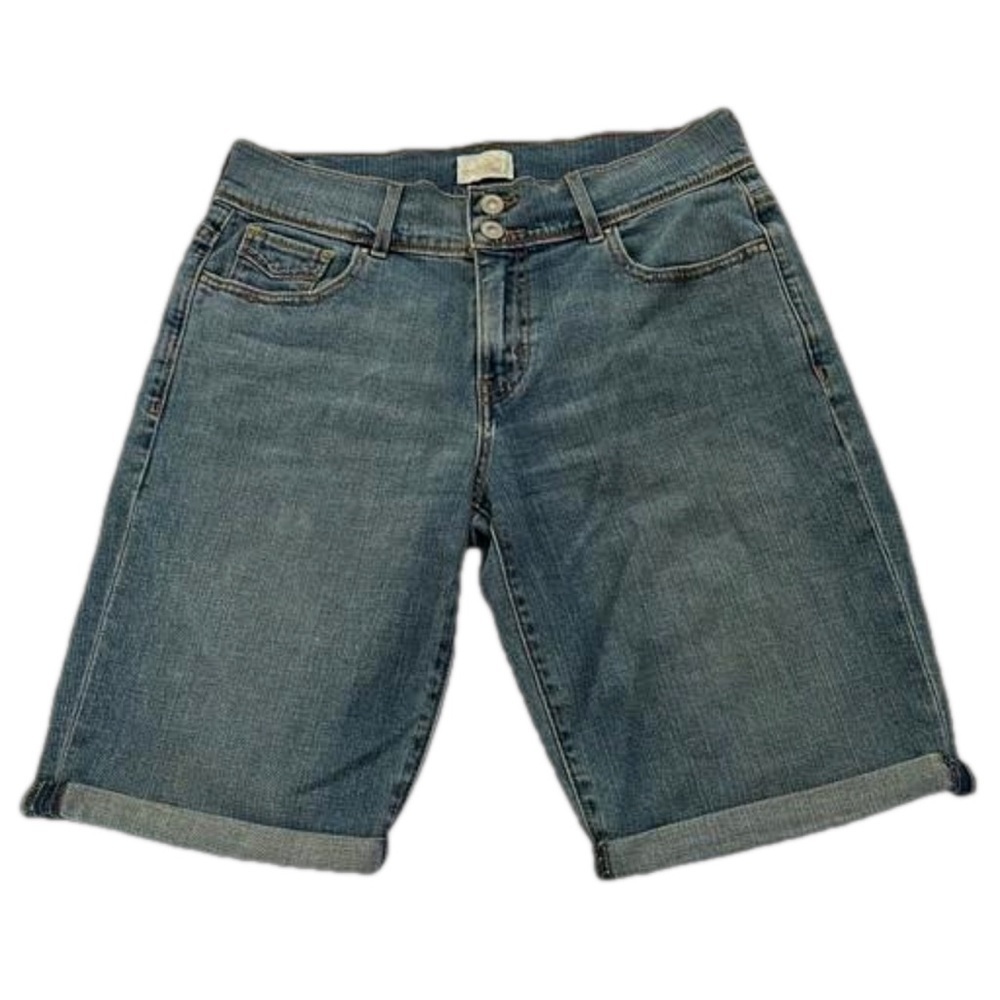 Levi’s Bermuda Shorts, Size 6, Faded Blue Denim